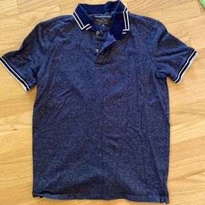 Banana Republic Collared Navy Blue Tee